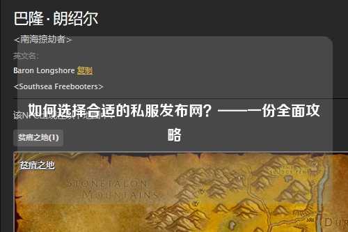 如何選擇合適的私服發(fā)布網(wǎng)？——一份全面攻略
