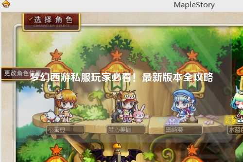 夢(mèng)幻西游私服玩家必看！最新版本全攻略