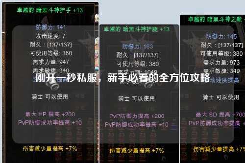 剛開(kāi)一秒私服，新手必看的全方位攻略