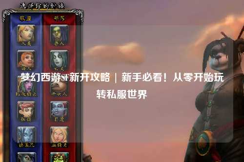 夢幻西游SF新開攻略 | 新手必看！從零開始玩轉(zhuǎn)私服世界